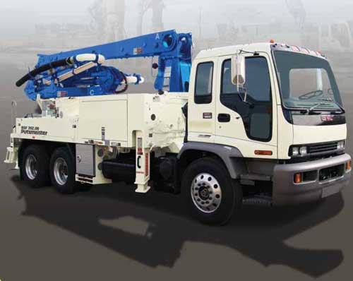 ปั๊มบูม Boom Pump สำหรับงานคอนกรีต